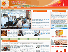 Tablet Screenshot of noivuqnam.gov.vn